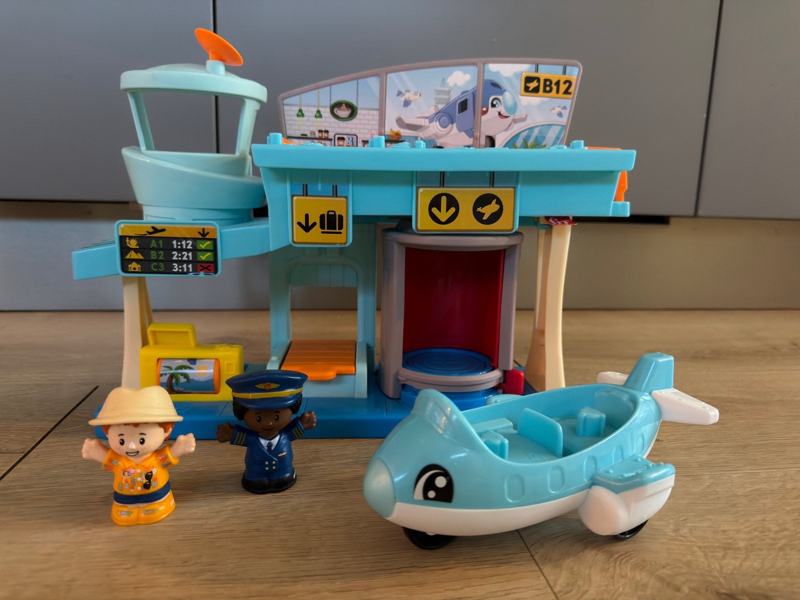 Little people vliegveld, Ophalen, Zo goed als nieuw, Speelset