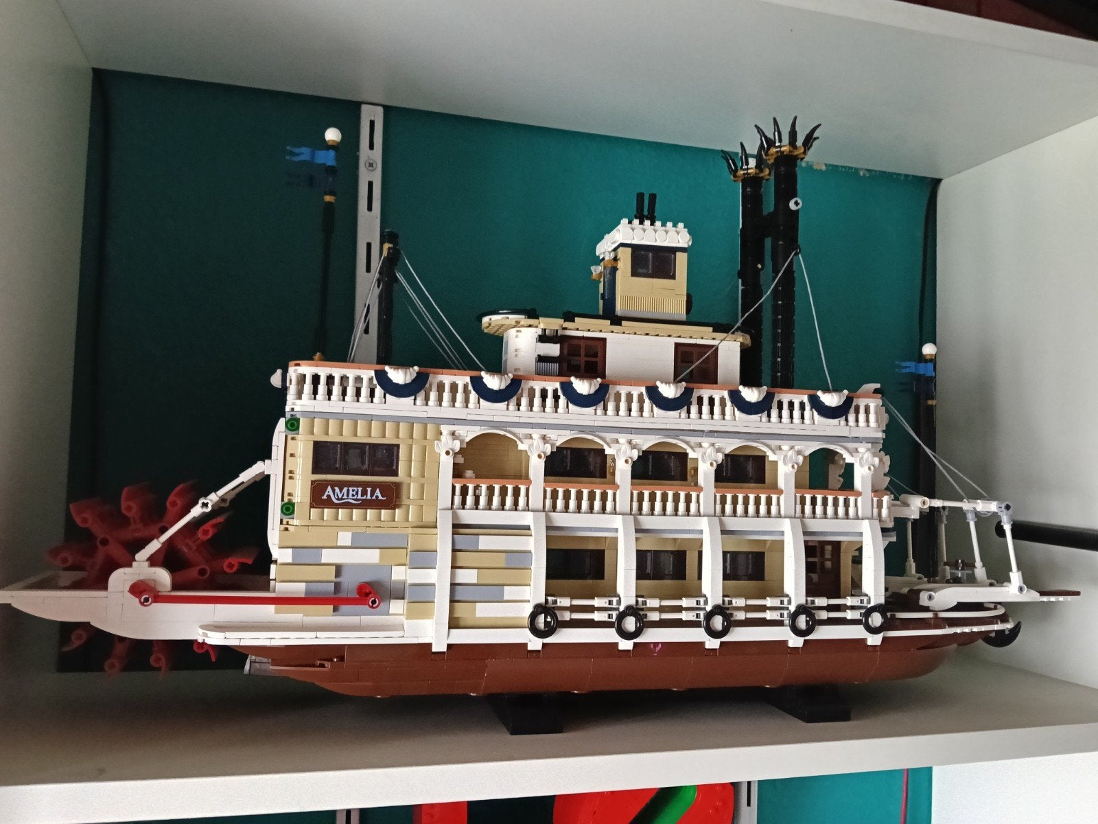 Lego 21356 Amelia Raderboot, Ophalen, Zo goed als nieuw, Overige merken