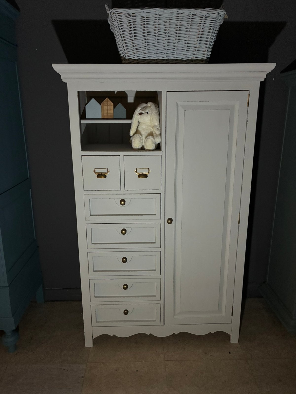 Brocsnte kast Louise baby/kinderkamer ( semi-demontabel), 50 tot 70 cm, 105 cm of meer, Ophalen of Verzenden, 100 cm of meer