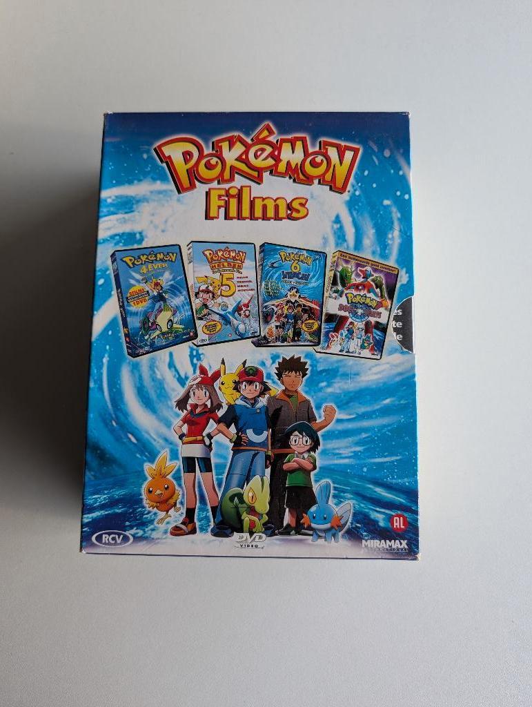 4 pokemon films box, Cd's en Dvd's, Dvd's | Tekenfilms en Animatie, Zo goed als nieuw, Anime (Japans), Alle leeftijden, Ophalen of Verzenden
