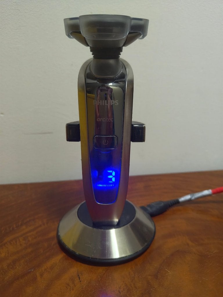 Philips RQ 1090 scheerapparaat shaver met docking station, Ophalen of Verzenden, Zo goed als nieuw, Scheren en Epileren