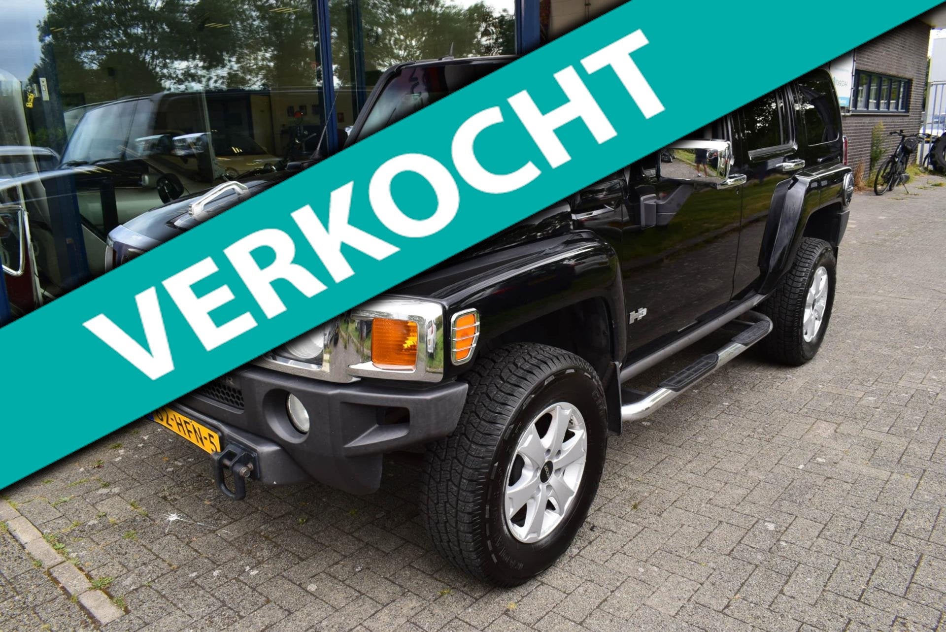 Hummer H3 3.5 Comfort, Auto's, Hummer, Gebruikt, 138 €/maand, Zwart, Bedrijf