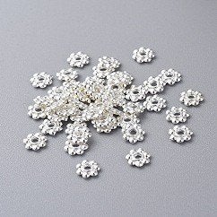 SALE: 500 silverplated spacers Madelief, Info.adorabeads@gmail.com, Want 18 Hoogvliet, Nieuw, Ophalen of Verzenden
