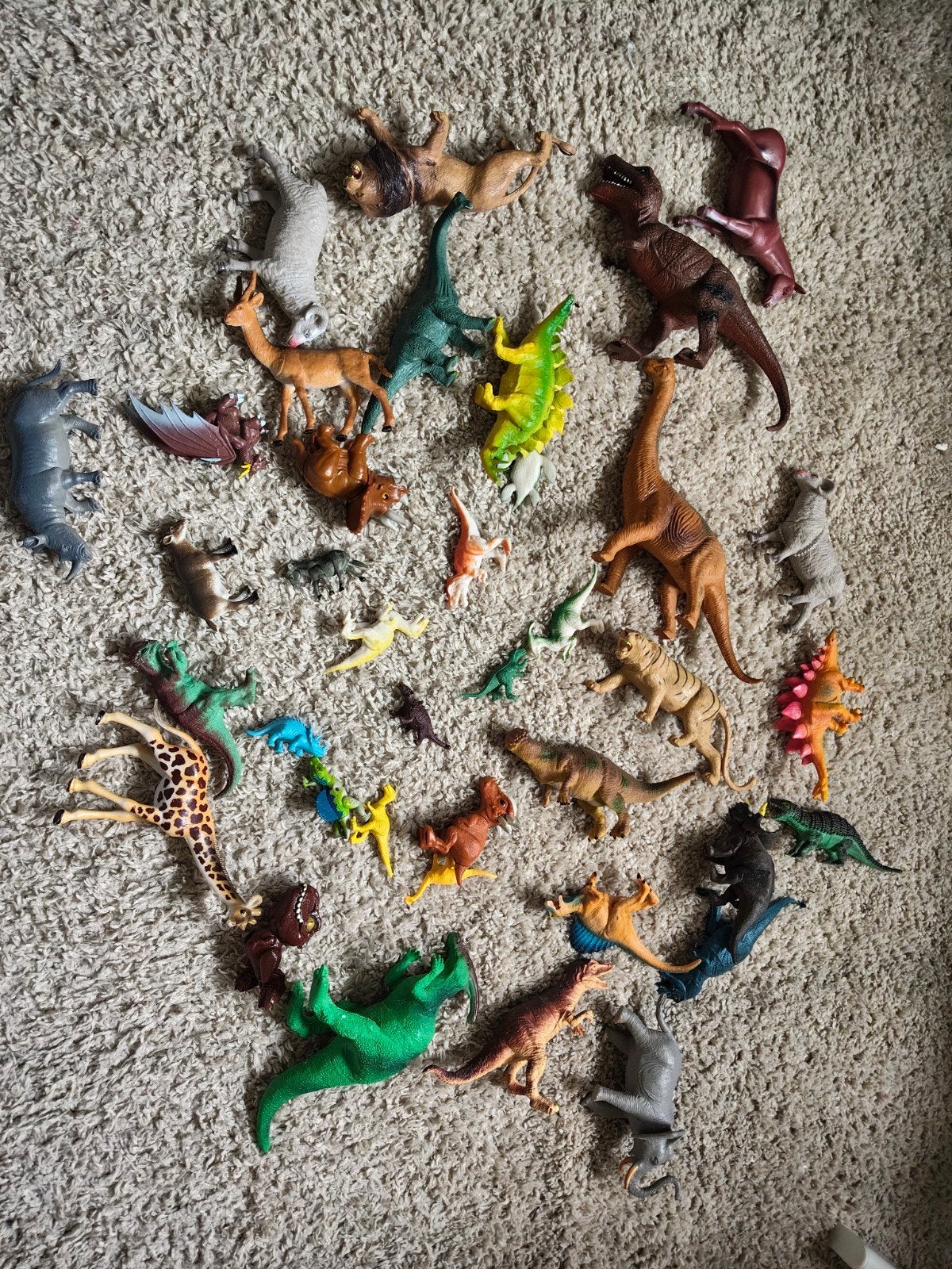 Dino's en wat dieren, Ophalen