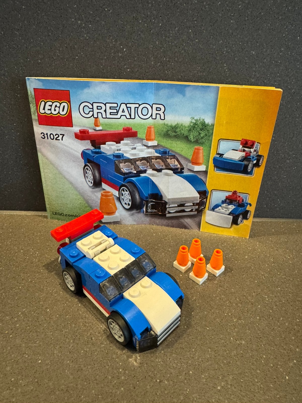 Lego Creator - Blauwe Racer - 31027, Lego, Compleet, Ophalen of Verzenden, Zo goed als nieuw
