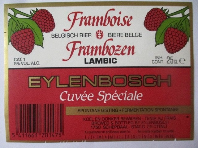 bieretiket Belgie 3-8 (2W) eylenbosch, Verzamelen, Ophalen of Verzenden, Nieuw, Overige typen, Overige merken