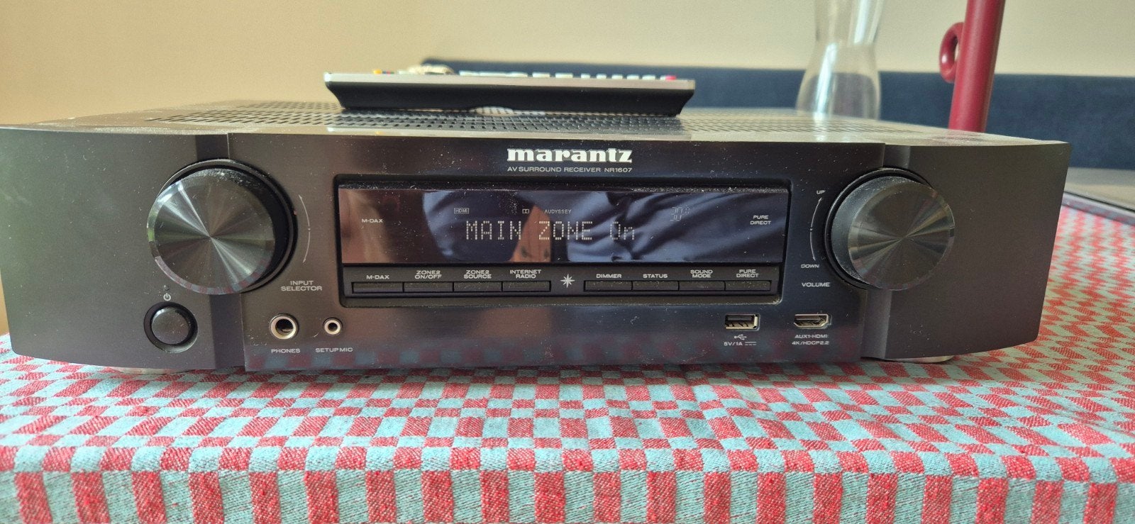 Marantz nr1607 AV Surround Receiver, Marantz, Gebruikt, Ophalen of Verzenden, 120 watt of meer