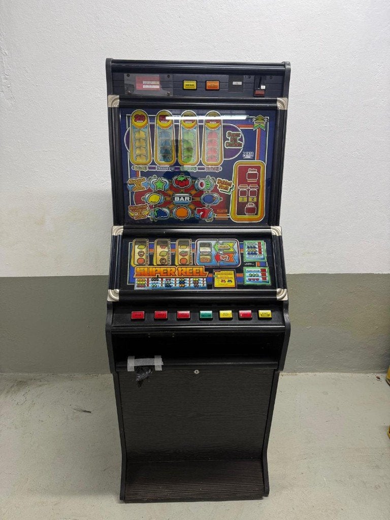 JPM Super Reel Gokautomaat, Verzamelen, Automaten | Gokkasten en Fruitautomaten, Euro, Ophalen, Gebruikt, Met sleutels