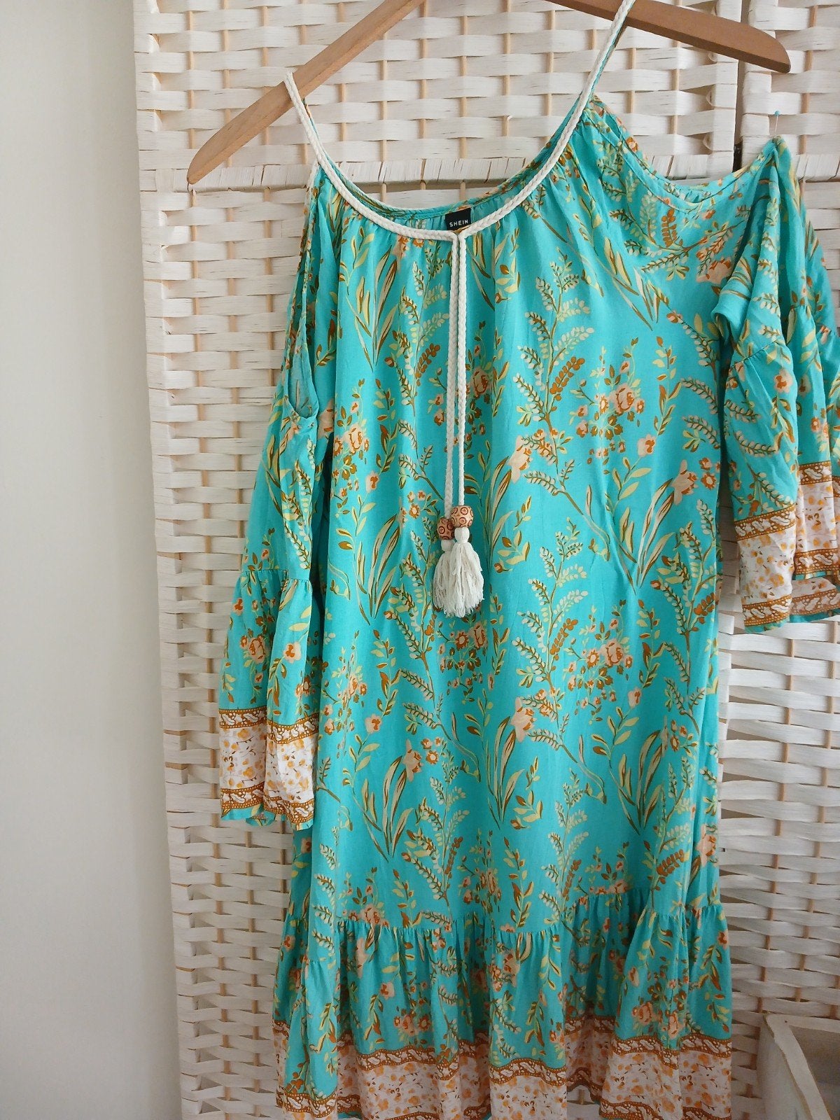 Ibiza Tuniek Turquoise - Boho Chic Jurk, Kleding | Dames, Ophalen of Verzenden
