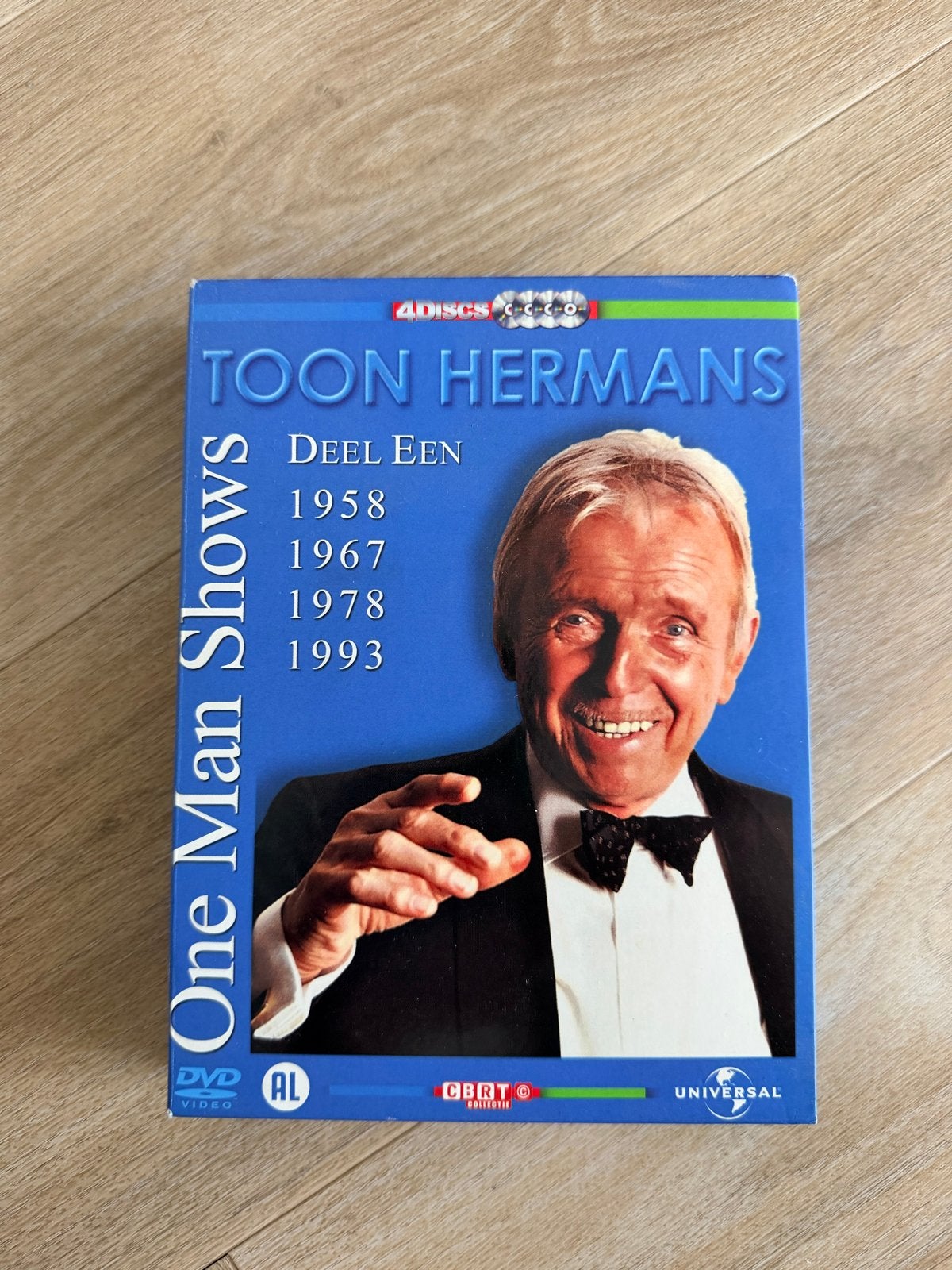 Toon Hermans One Man Shows Deel Een (4 DVD's), Alle leeftijden, Nederlands, Zo goed als nieuw, Cabaret