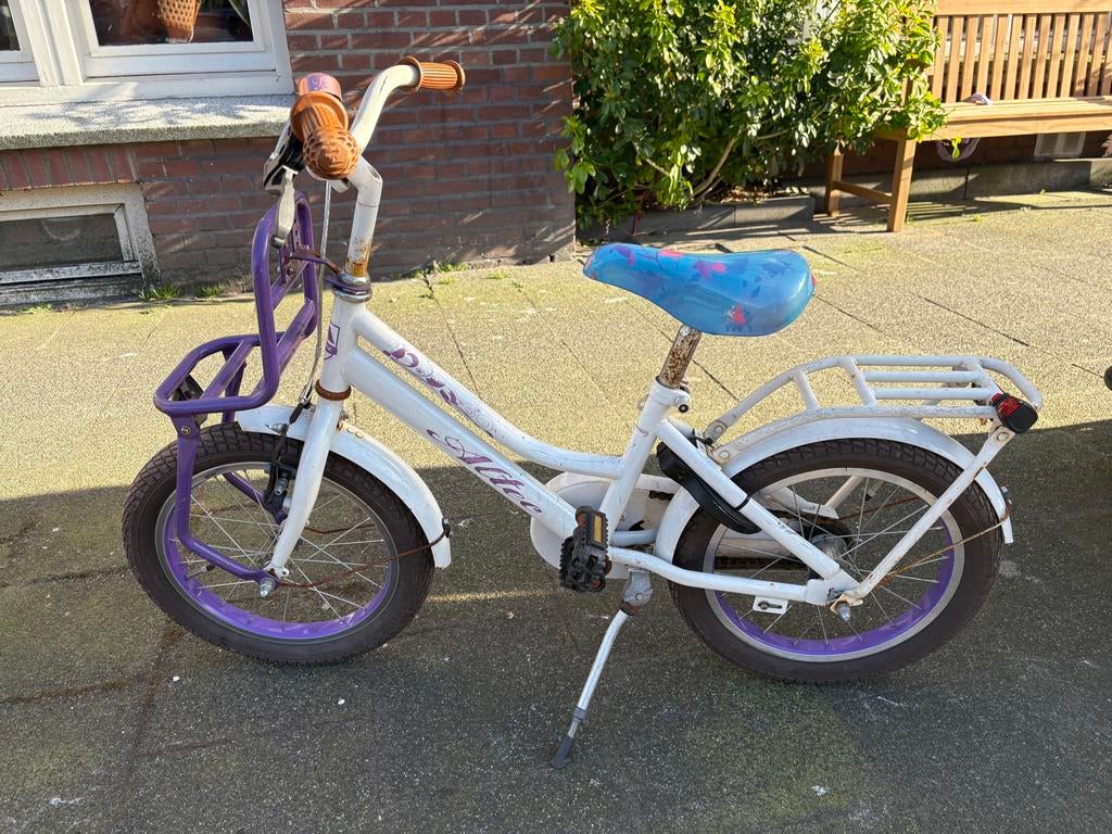 16 inch Altec meisjesfiets, Ophalen, Gebruikt, 16 inch, Handrem