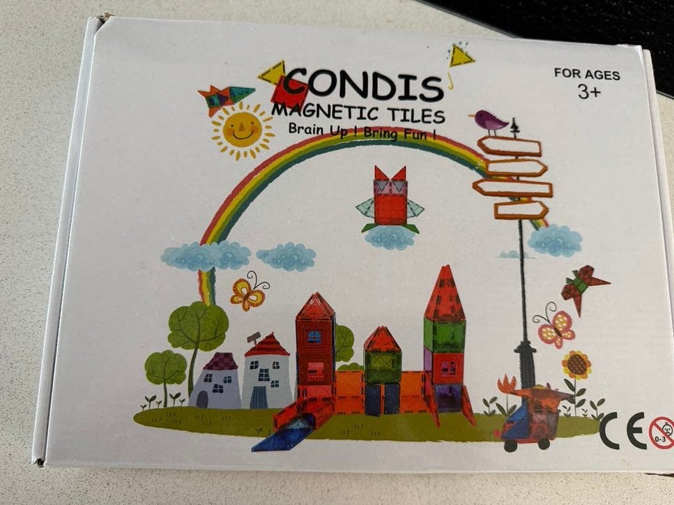 Condis Magnetische Tegels - 60-delige Set, Ophalen of Verzenden, Zo goed als nieuw, Overige merken