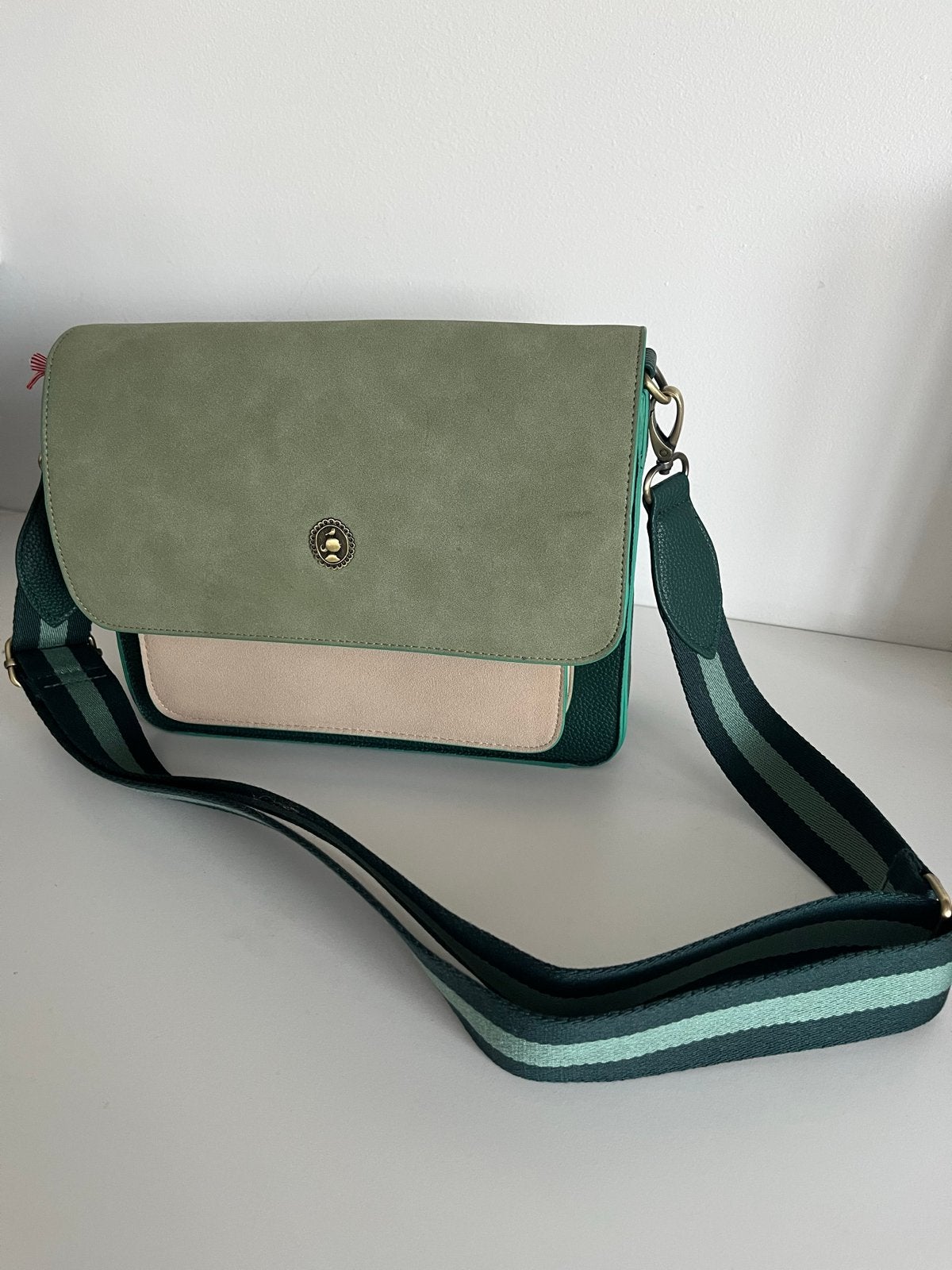Pip Studio Schoudertasje Groen/Beige - Nieuw met labels, Ophalen, Nieuw, Groen, Schoudertasje