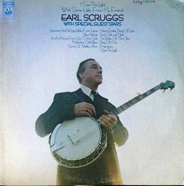 LP EARL SCRUGGS - I SAW THE LIGHT (with special guests), LP, Zo goed als nieuw, Inclusief binnenhoes, 12 inch