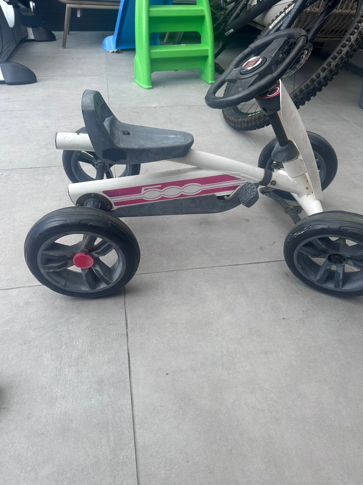 Berg skelter met Fiat stuur - Gebruikt vaste prijs, Ophalen of Verzenden, Gebruikt, Berg