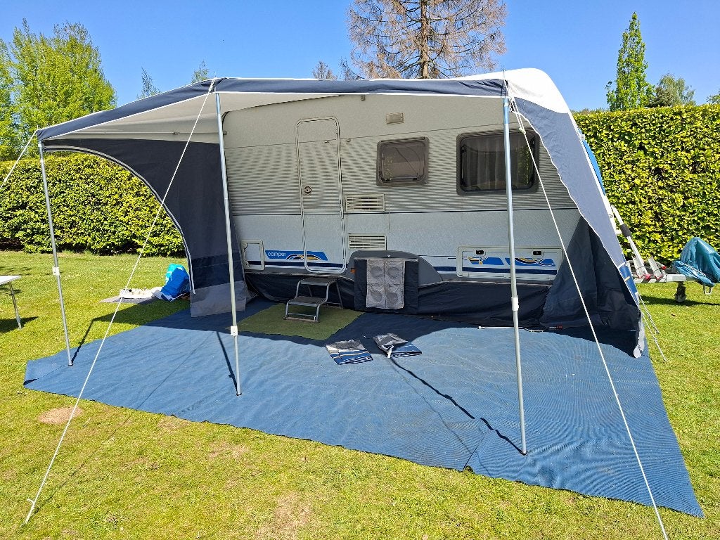 Caravanluifel met afritsbare zijwanden van Dorema (maat 7), Ophalen, Zo goed als nieuw