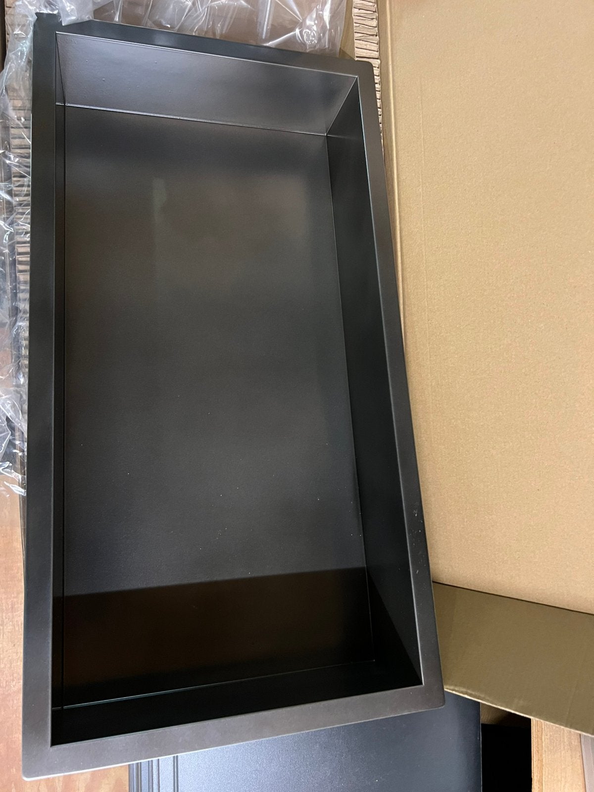 Inbouwnis gunmetal 30x60x10, Huis en Inrichting, Ophalen, Overige typen, 50 tot 100 cm, Zo goed als nieuw