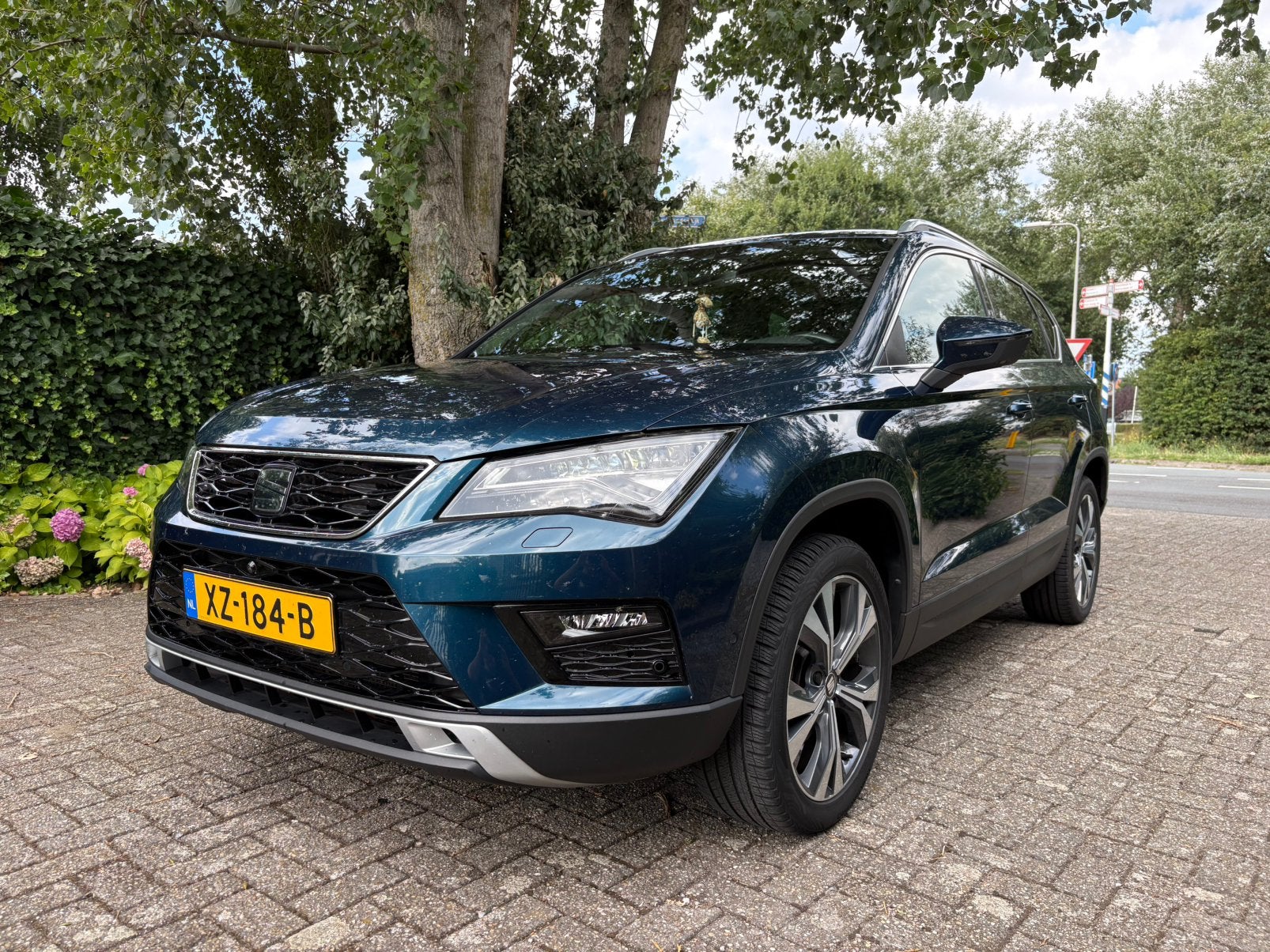 Seat Ateca 1.5 Ecotsi 150pk Dsg-7 2019 Blauw, Auto's, Bluetooth, 1498 cc, 680 kg, 4 cilinders