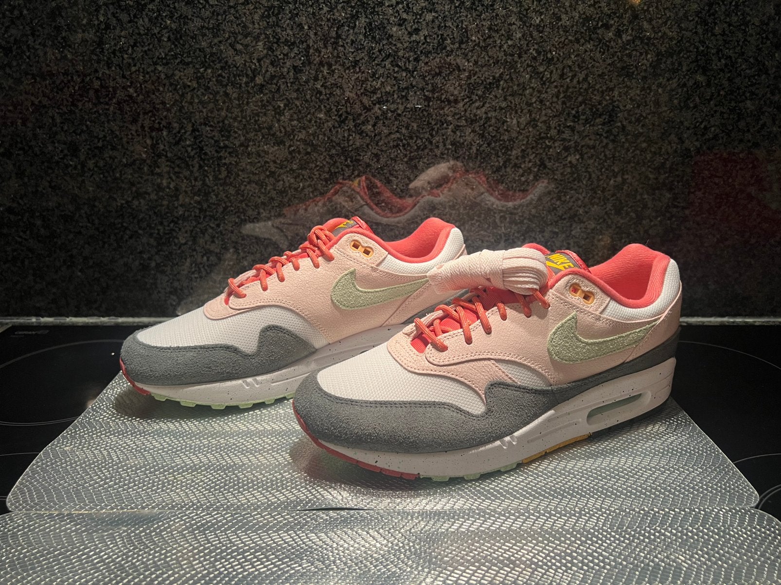 Nike Air Max 1 "Cracked Multi-Color" EU44, Overige kleuren, Nieuw, Ophalen of Verzenden, Sneakers of Gympen