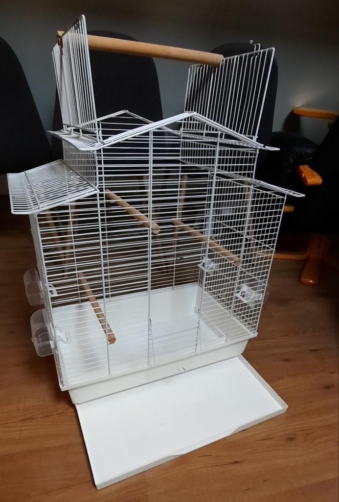 Parkietenkooi met open dak, 65 h x 58 b x 38 d, Dieren en Toebehoren, Geslacht onbekend, Parkiet