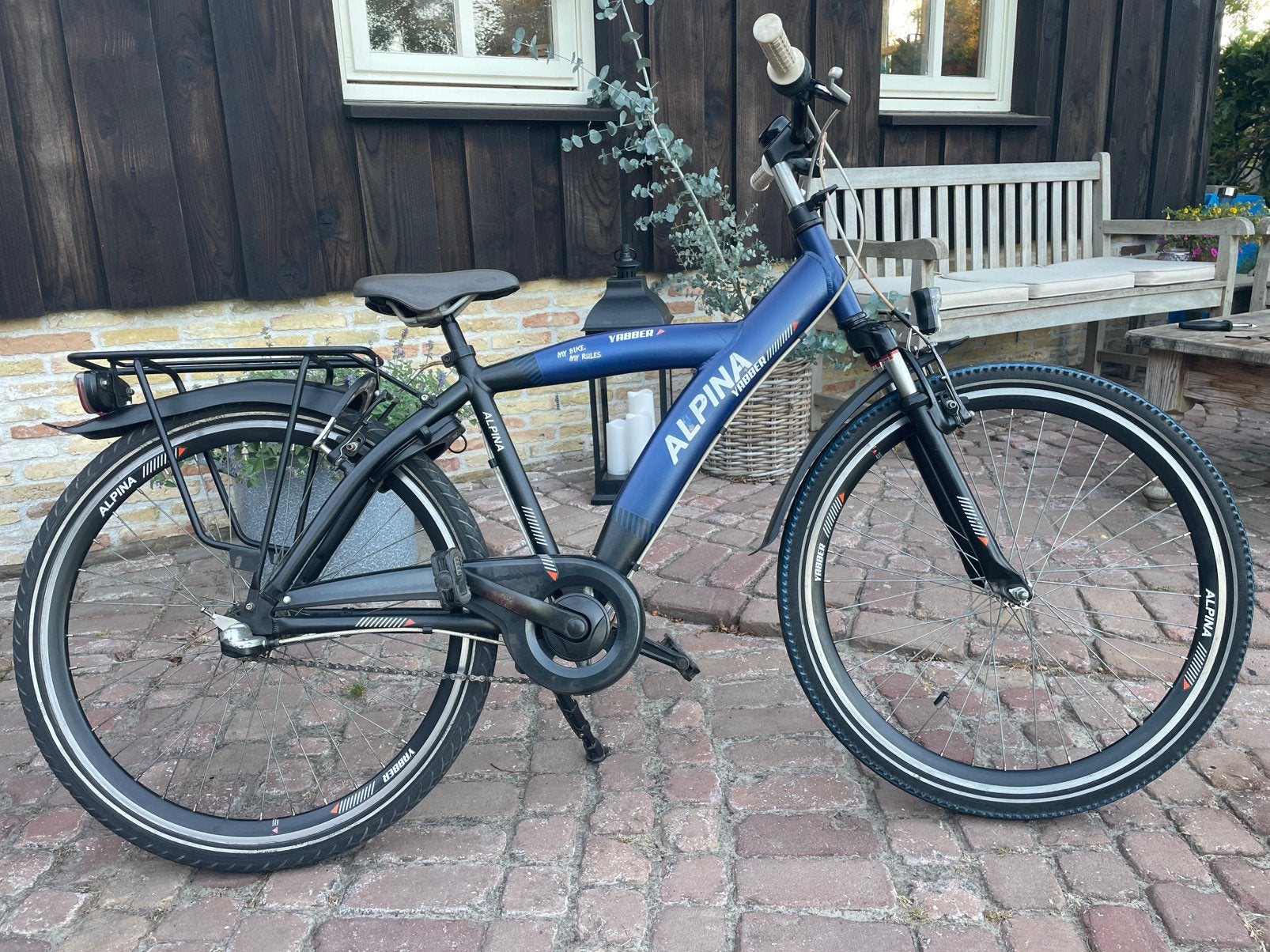 Yabber Alpina 26inch jongenfiets, Terugtraprem, Gebruikt, Versnellingen, Ophalen