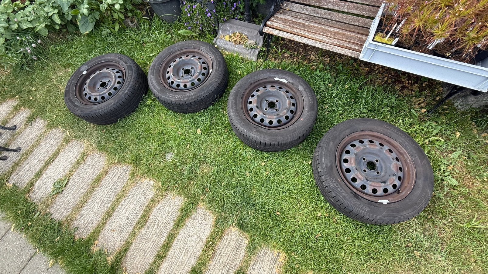 4 Hankook Kinergy eco2 zomerbanden, maat 185/65R15 88T, Ophalen