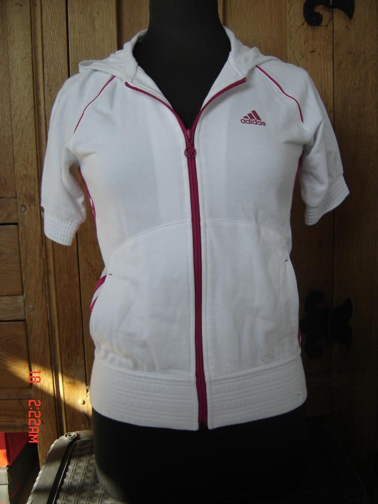 Adidas Vest maat 164, Ophalen of Verzenden, Zo goed als nieuw, Jongen of Meisje, Trui of Vest