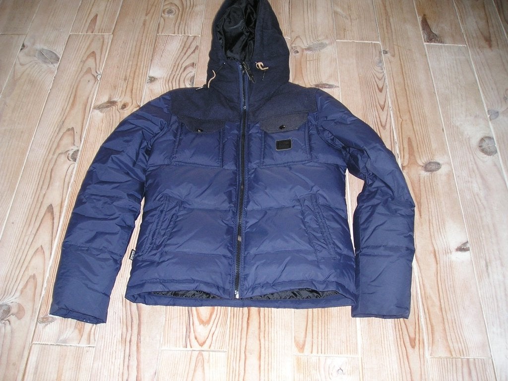 Donkerblauwe jas Chasin' maat S, Kleding | Heren, Jassen | Winter, Chasin, Blauw, Ophalen of Verzenden, Gedragen
