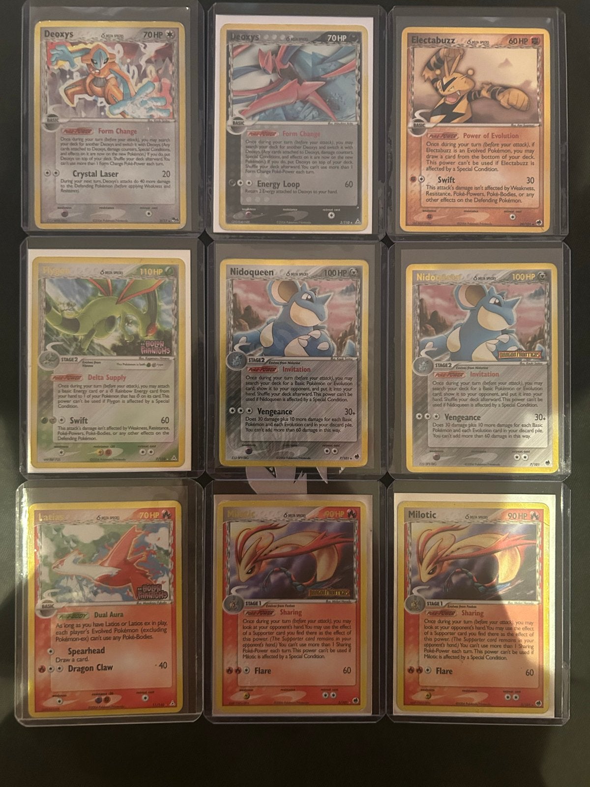 Pokémon Delta Species Kaarten - Zeldzame Collectie, Ophalen of Verzenden, Zo goed als nieuw, Meerdere kaarten, Foil