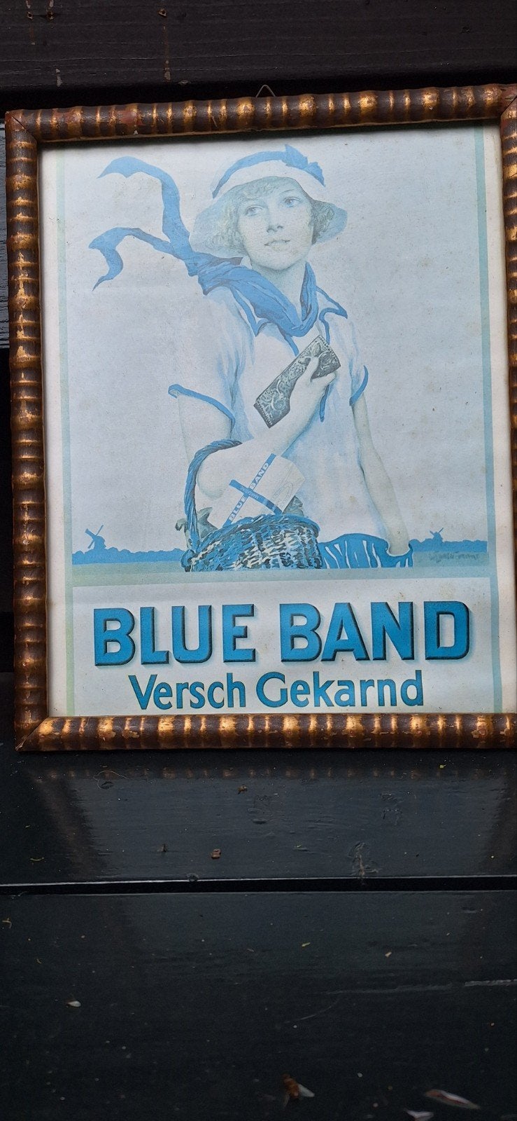 Blue Band reclameplaat, Ophalen of Verzenden, Reclamebord