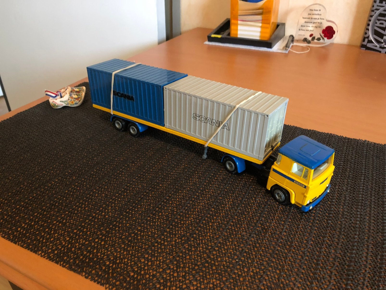 Miniatuur van Tekno, Hobby en Vrije tijd, Ophalen of Verzenden, Zo goed als nieuw, Bus of Vrachtwagen, Tekno
