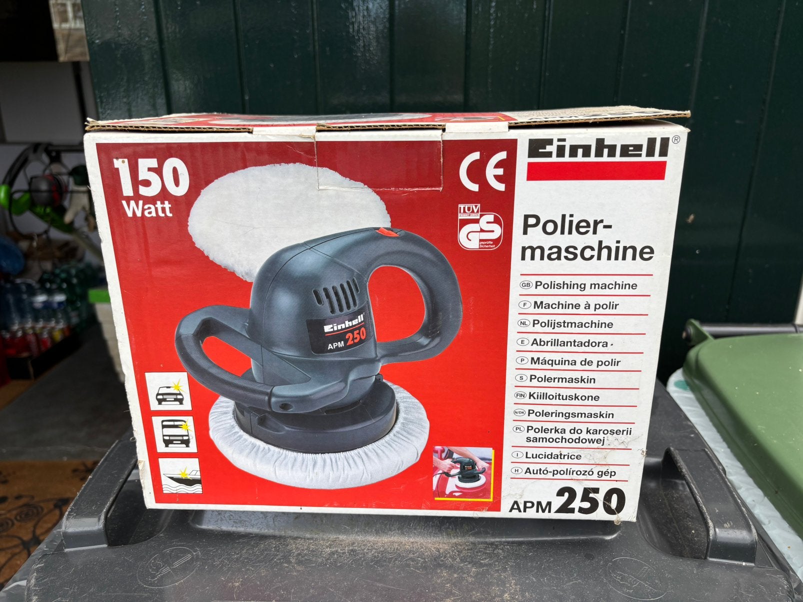 Einhell poetsmachine zgan teab, Ophalen, Zo goed als nieuw