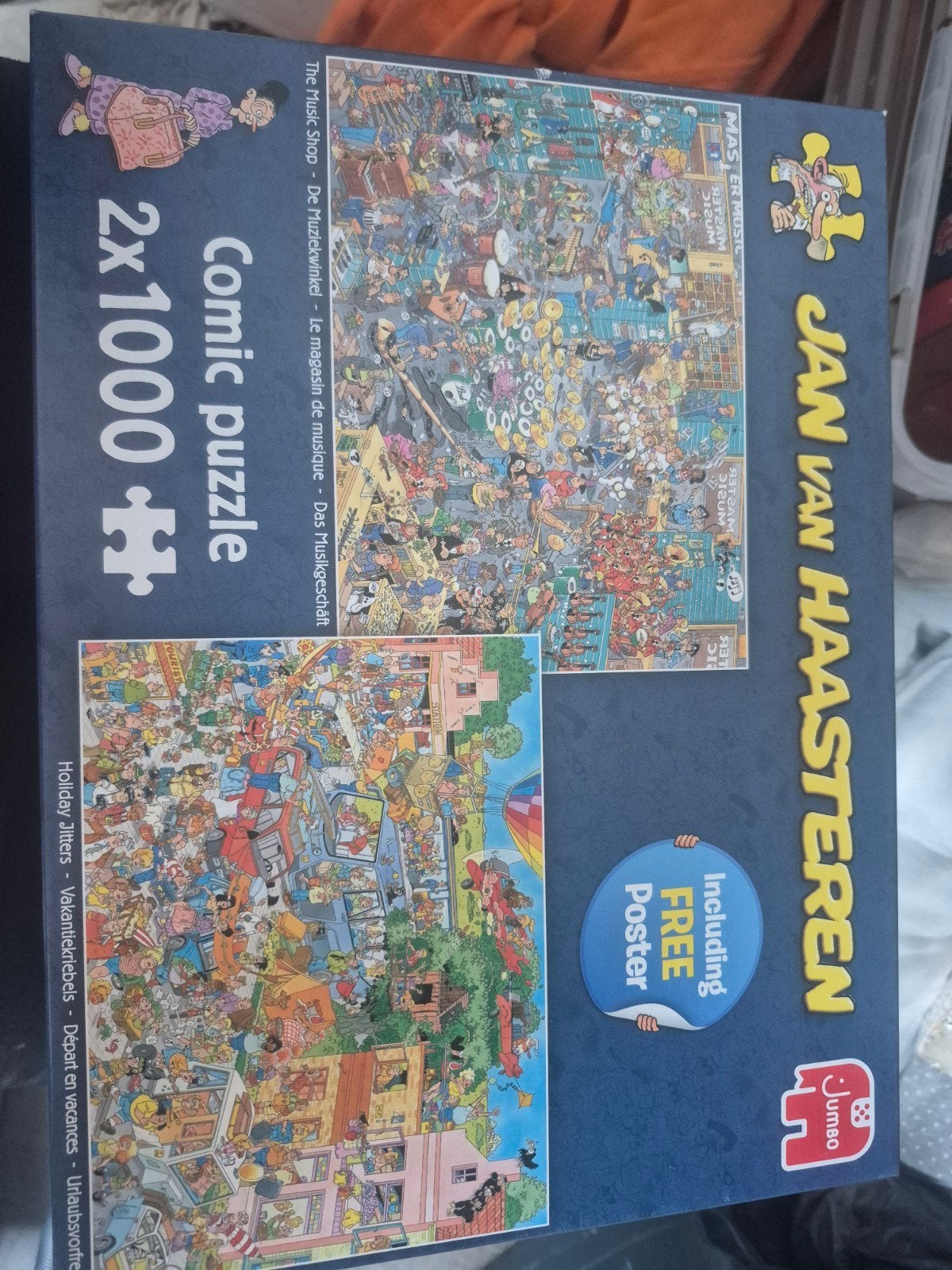 jan van haasteren, Ophalen, 500 t/m 1500 stukjes, Zo goed als nieuw