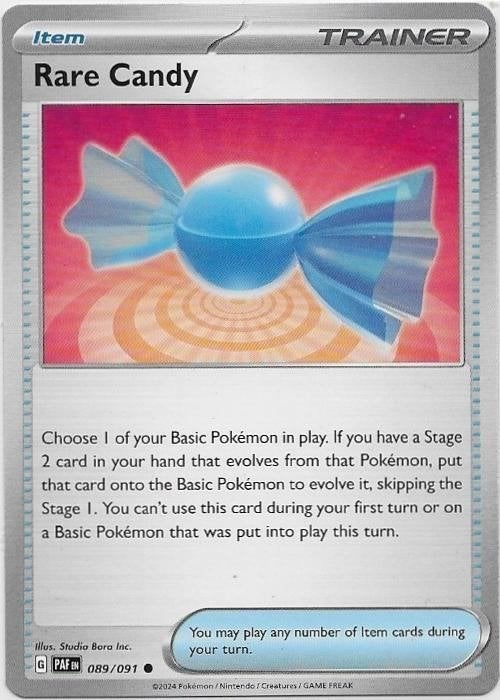 Paldean Fates,  Rare Candy [uncommon] 89/91, Verzenden, Nieuw, Losse kaart