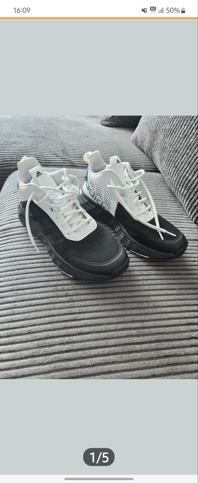 Adidas Lite Racer Adapt 4.0 Sneakers - Zwart/Wit, Zwart, Ophalen of Verzenden, Adidas, Sneakers of Gympen