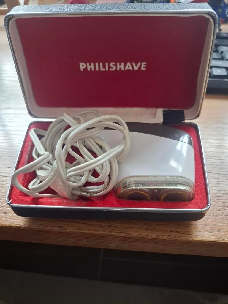 Vintage Philishave Scheerapparaat in originele doos, Ophalen of Verzenden