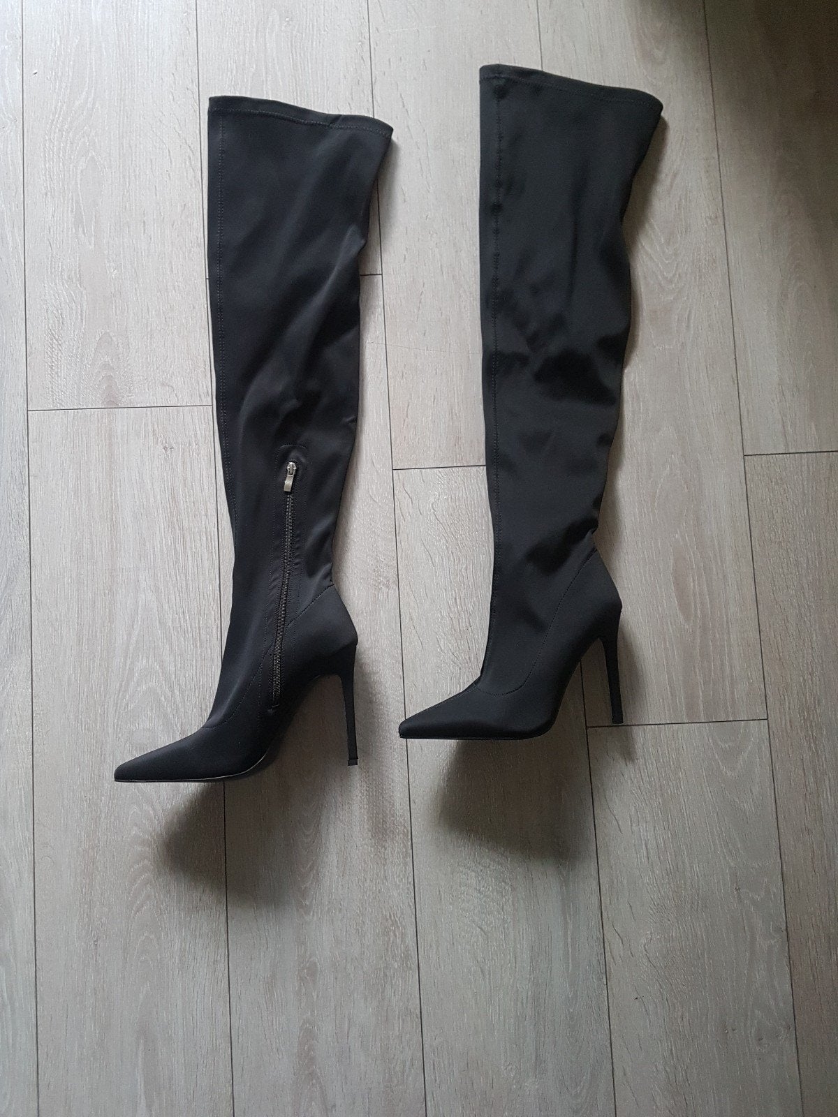 Overknee laarzen maat 40, Kleding | Dames, Schoenen, Hoge laarzen, Verzenden, Zwart, Nieuw