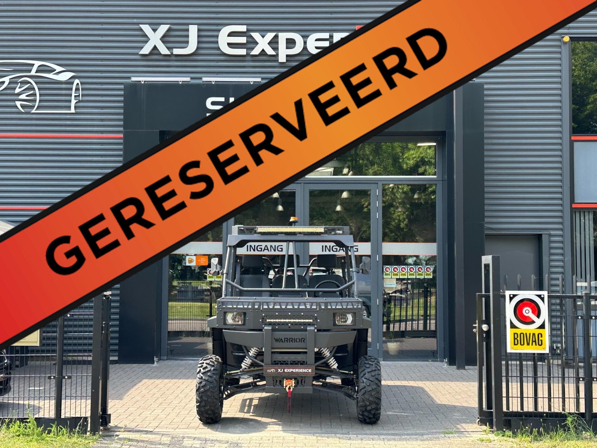 MASSIMO WARRIOR 1000 CC UTV AUTOMAAT 3 Pers 4X4 LIER LED BTW, Automaat, Gebruikt, Zwart, Bedrijf