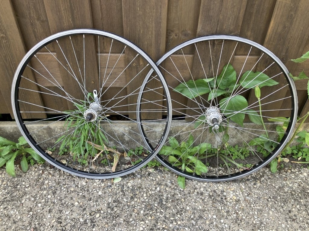 Wielset 26" MTB/ mountainbike velgrem, 7 speed, Fietsen en Brommers, Wiel, Gebruikt, Ophalen of Verzenden, Aluminium
