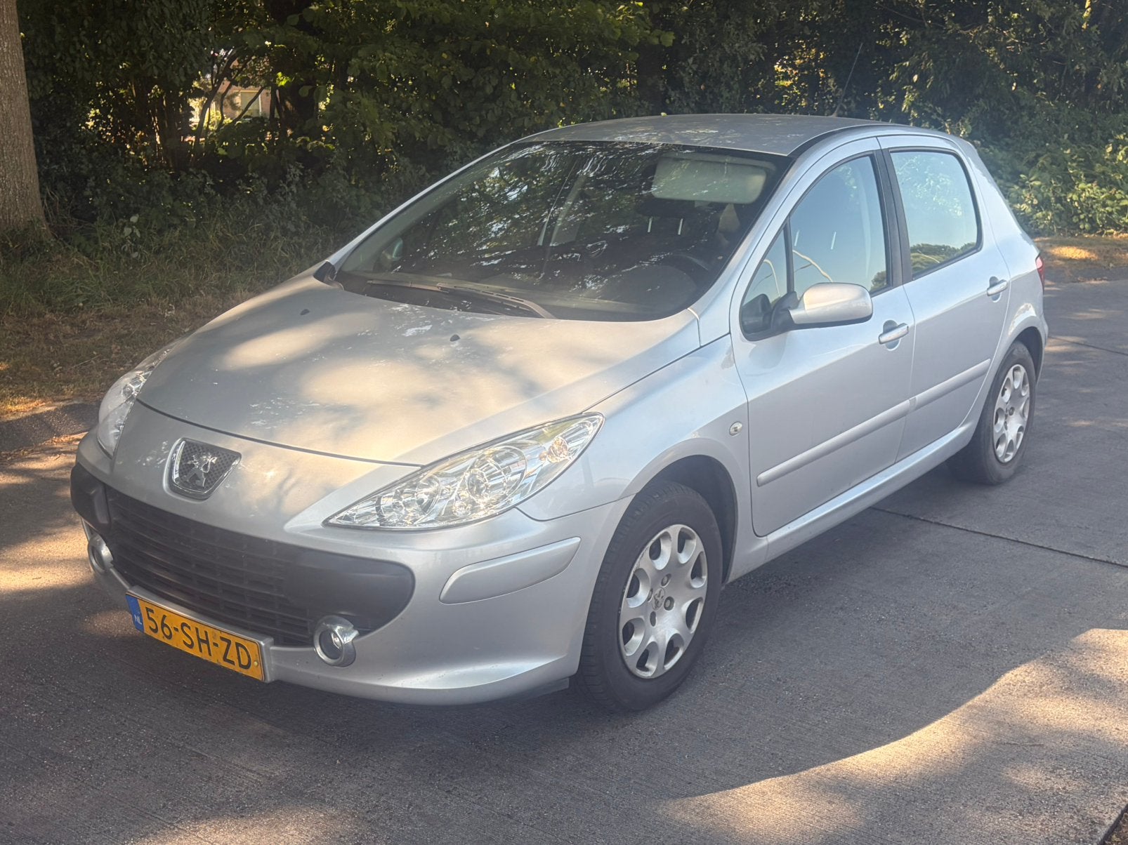 Peugeot 307 1.6 16V 5DR 2006 Grijs, Auto's, Voorwielaandrijving, 4 cilinders, 635 kg, 1200 kg
