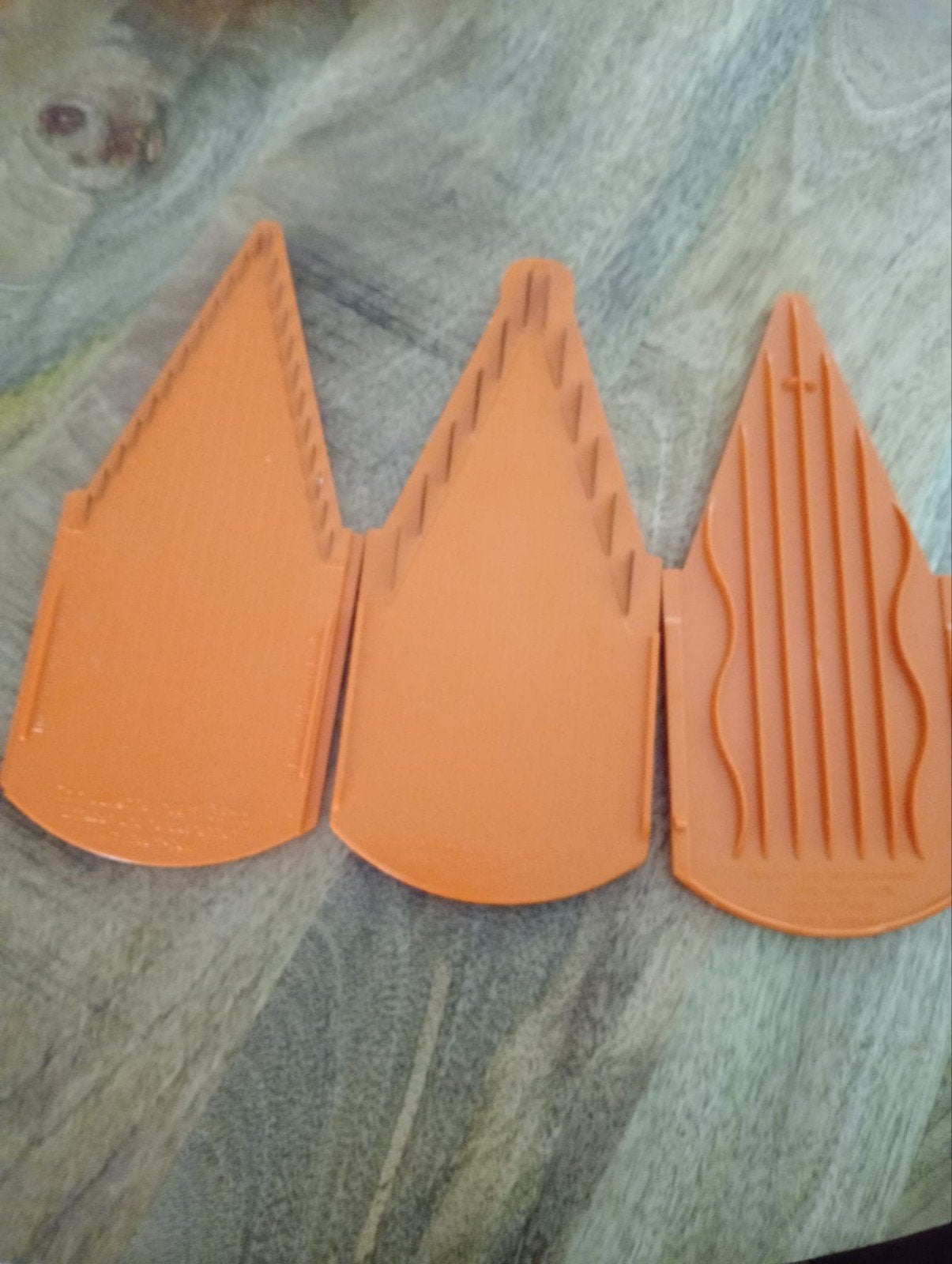 Borner V-schaaf met diverse opzetstukken, Kunststof, Ophalen of Verzenden, Overige merken, Oranje