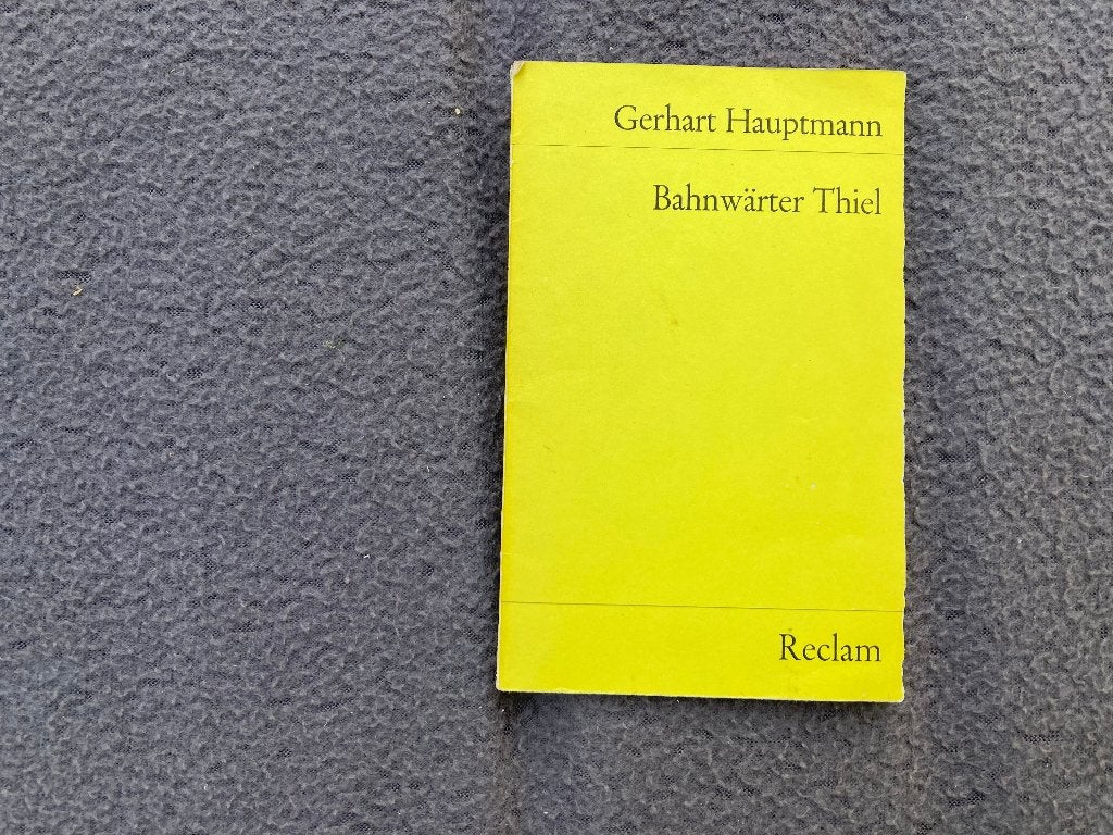 🆓 Bahnwarter Thiel - Gerhart Hauptmann, Ophalen of Verzenden, Gelezen