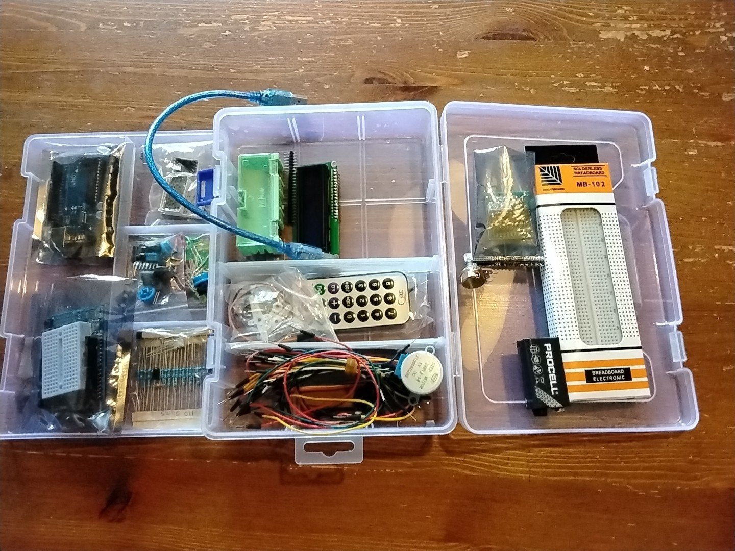 TIN-IN elektronica kit oa Arduineboard, stappenmotor, ed, Ophalen, Zo goed als nieuw