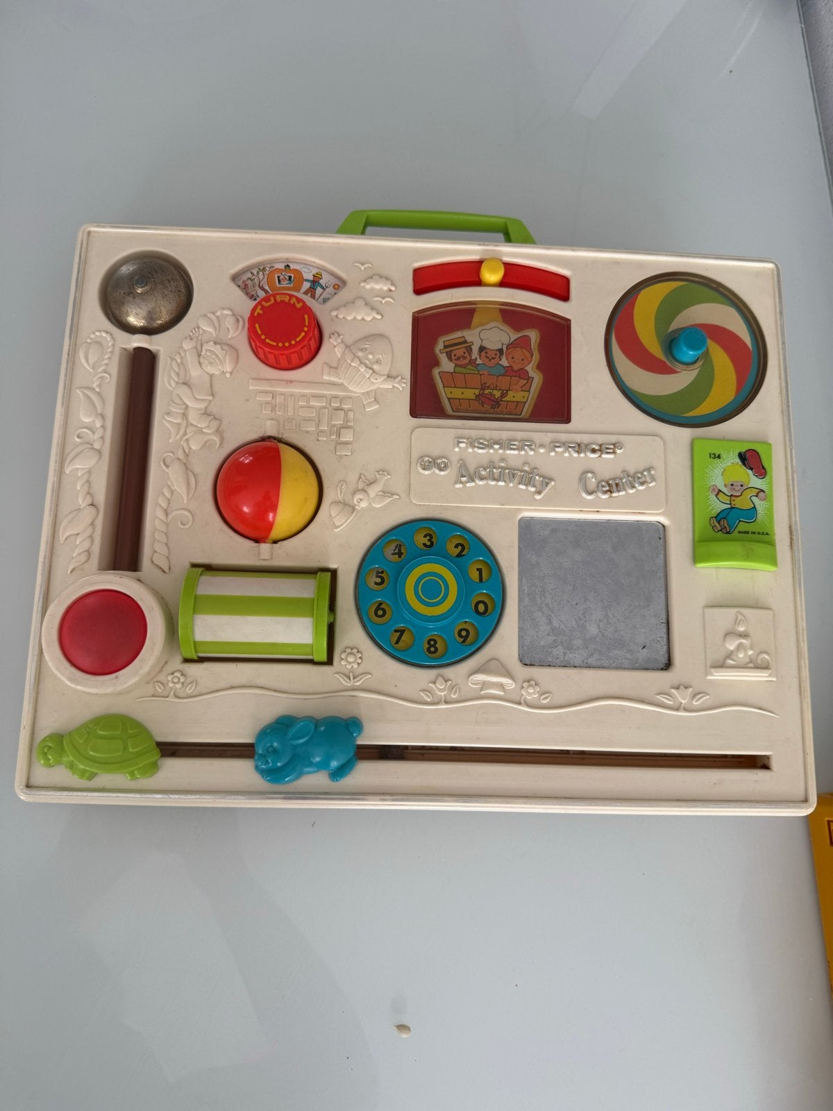 Vintage Fisher-Price Activity Center Koffer Speelgoed, Kinderen en Baby's, Ophalen of Verzenden, Gebruikt, Overige typen