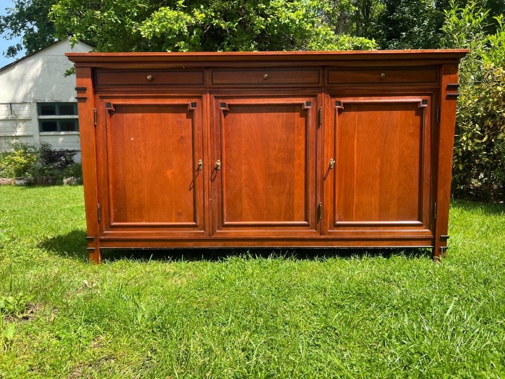 Art Deco / Revival massief houten dressoir 178 breed, Huis en Inrichting, Kasten | Dressoirs, Ophalen, Met deur(en), 150 tot 200 cm