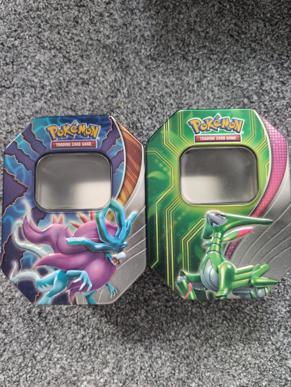 twee lege pokemon tins, Ophalen of Verzenden, Zo goed als nieuw