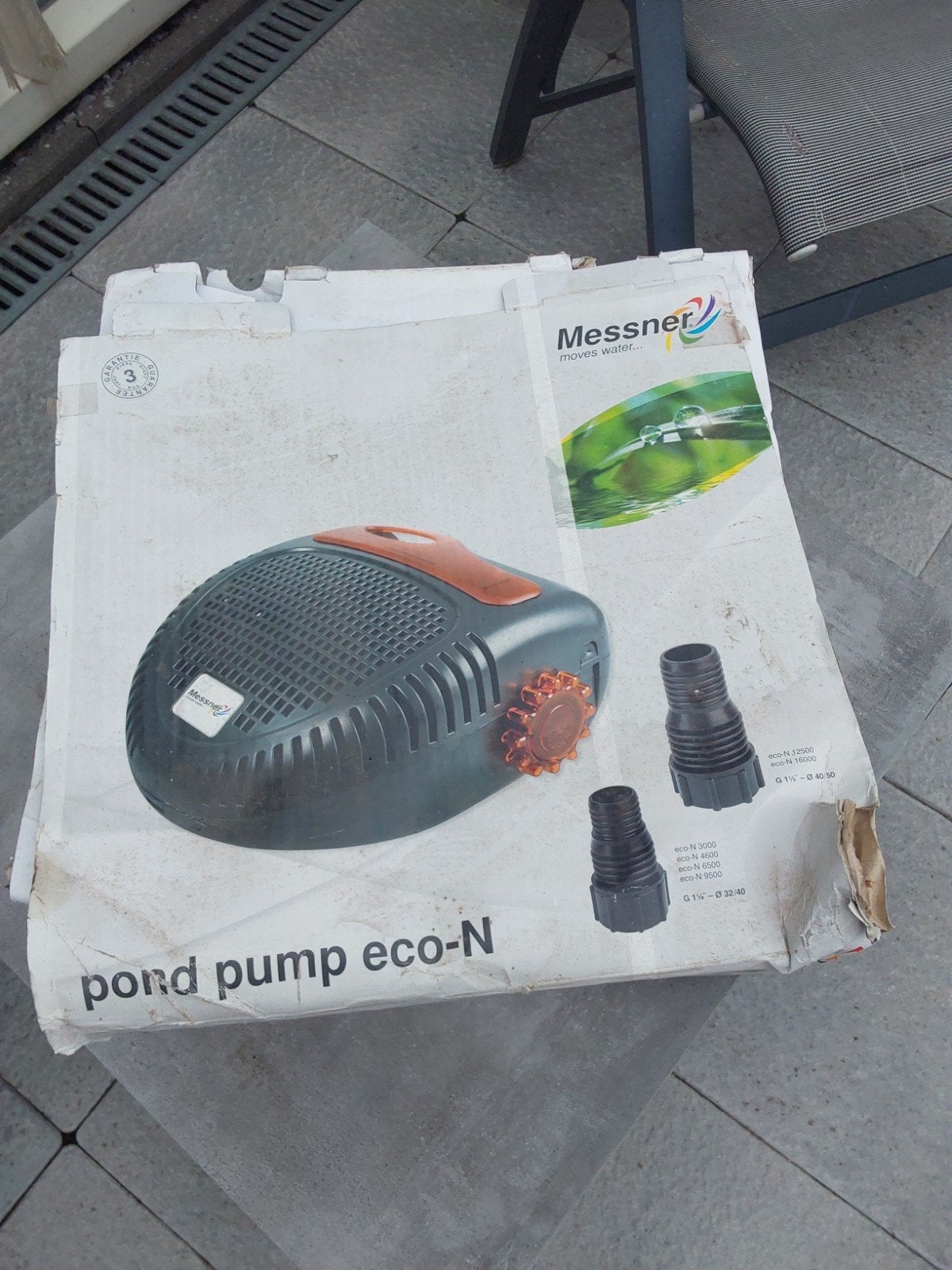 Messner Eco-N 3000 Vijverpomp - Zo goed als nieuw, Ophalen, Zo goed als nieuw