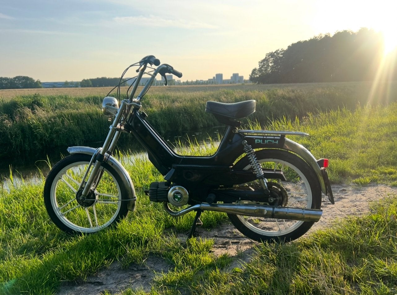 Puch Maxi - Geel kenteken, Fietsen en Brommers, Brommers | Puch, Ophalen, Maximaal 45 km/u, 49 cc, Zo goed als nieuw
