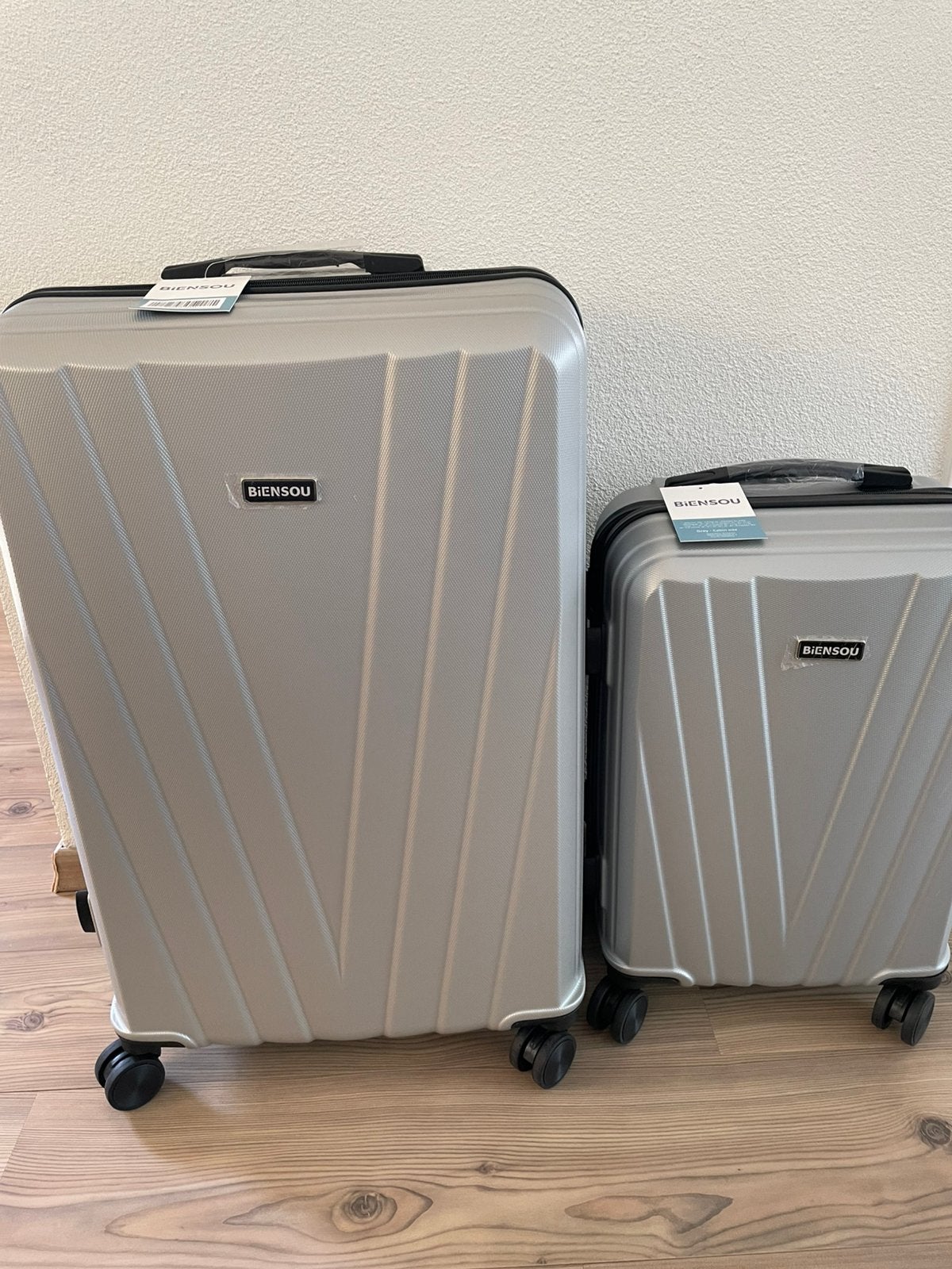 Twee koffers Biensou NIEUW, Ophalen, Nieuw, Hard kunststof, 50 tot 60 cm