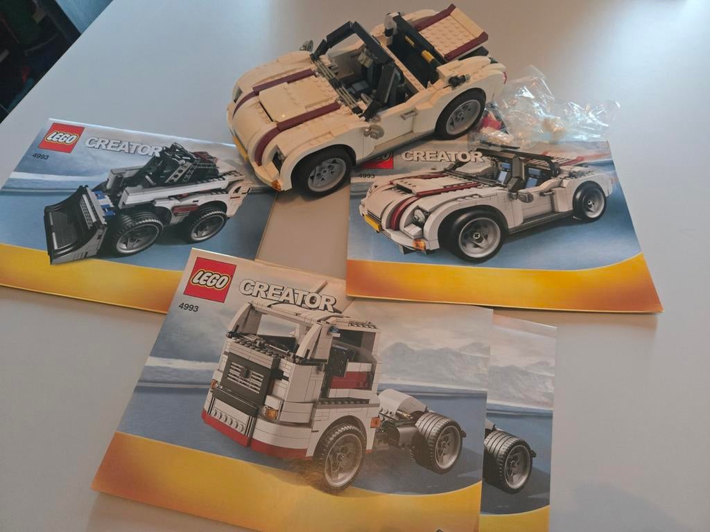 TE KOOP Lego Creator auto nr 4993, Ophalen of Verzenden